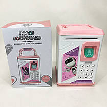 Електронна скарбничка з кодовим замком, Дитячий сейф з кодом, DV-354 Електронні скарбнички, фото 2