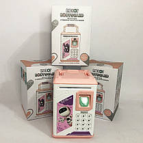 Електронна скарбничка з кодовим замком, Дитячий сейф з кодом, DV-354 Електронні скарбнички, фото 5