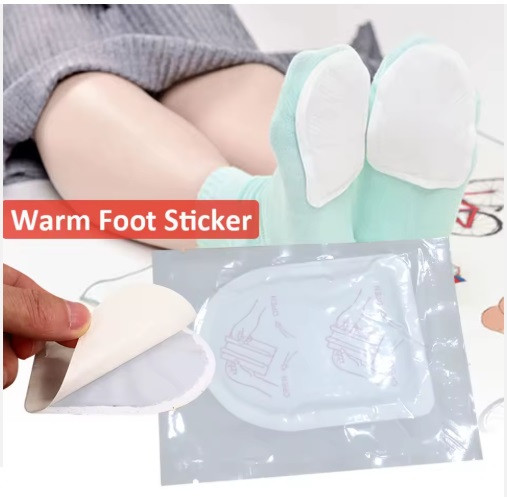 Зігрівальний пластир для ніг Тепла мишка. Зимова грілка для пальців ніг, фото 1