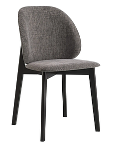 Стілець Robin масив ясена чорний / Mani 30 TM Lovko