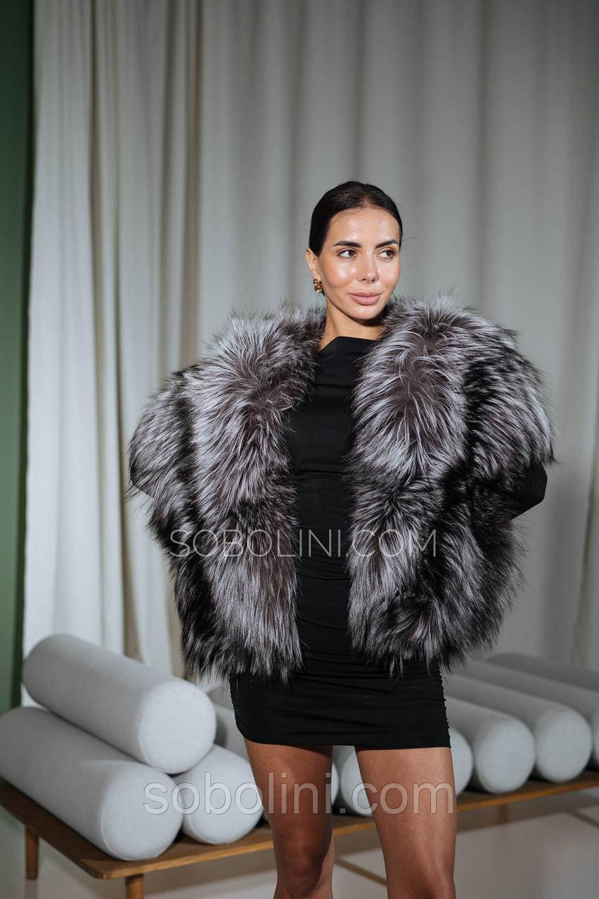 Накидка з хутра Чорнобурки за супер ціною, фото 1