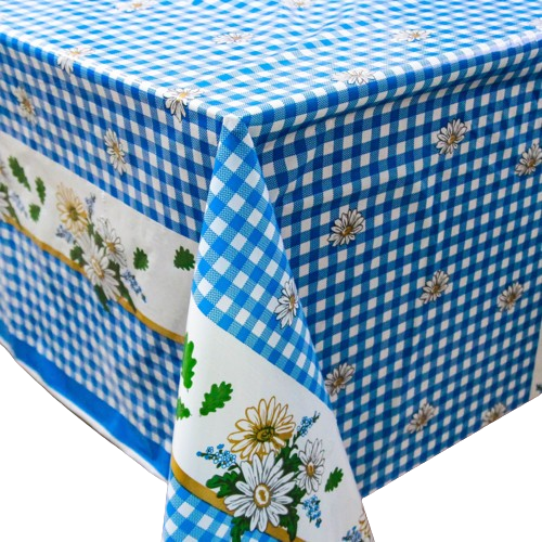Клейонка столова без основи з малюнком Ромашок