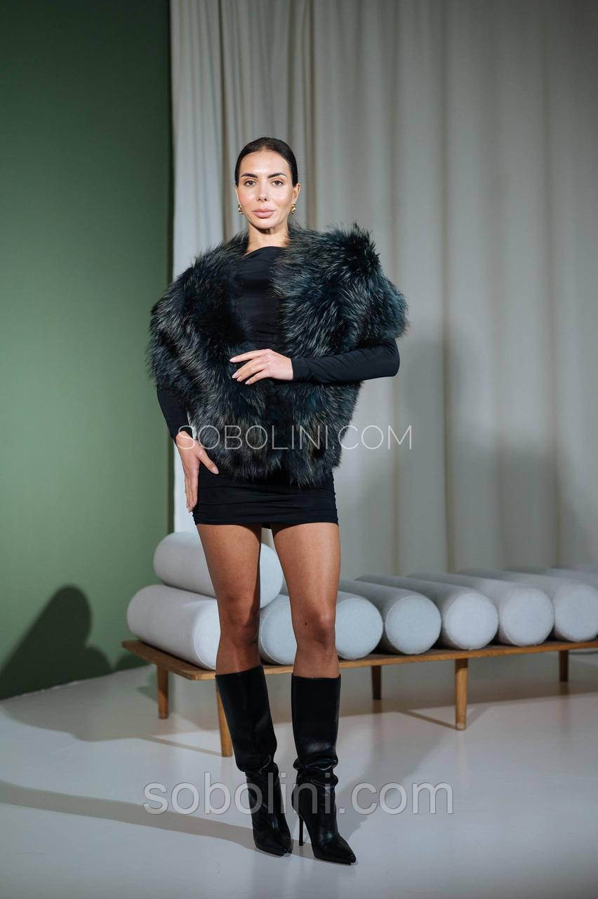 Накидка з хутра Чорнобурки за супер ціною, фото 1