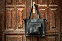 Сумка жіноча шкіряна,сумка жіноча середня,жіноча сумка-шоппер,шкіряна сумка шоппер чорна 35см*33см