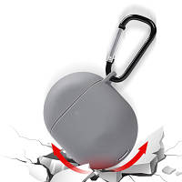 Чохол силіконовий для захисту навушників Xiaomi Redmi Buds 4 темно-синій стильний аксесуар