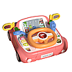 Розвиваючий автотренажер іграшкове кермо для дітей / Інтерактивна іграшка для розвитку моторики Світло звук Рожевий, фото 4