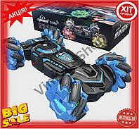 Трюкова машинка перевертиш Stunt Car з підсвіткою, акумулятором і пультом керування радіокерований позашляховик для дітей