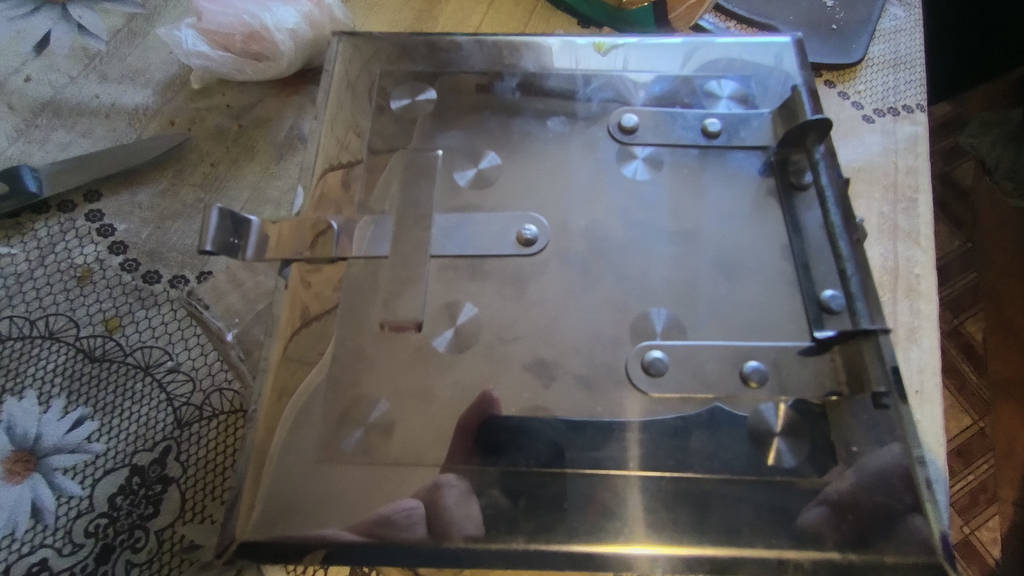 Дверцята прочисна 150х150 нержавіюча сталь. Сажотруска - фото покупців 1