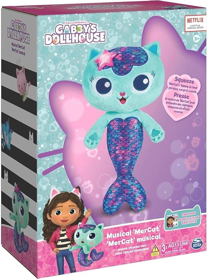 Плюшева інтерактивна кішечка МерКет 36 см зі світлом і музикою Gabby’s Dollhouse Габбі та її ляльковий будиночок, Міккі Маус, фото 1