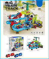 Трек Т 911 А електричний підіймач з музикою для дітей ігровий набір трек для машинок в коробці MD1