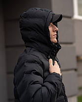 Чоловіча куртка CMP JACKET FIX HOOD FEEL WARM 35K3697-U901 Nero чорна зимова водонепроникна, фото 2