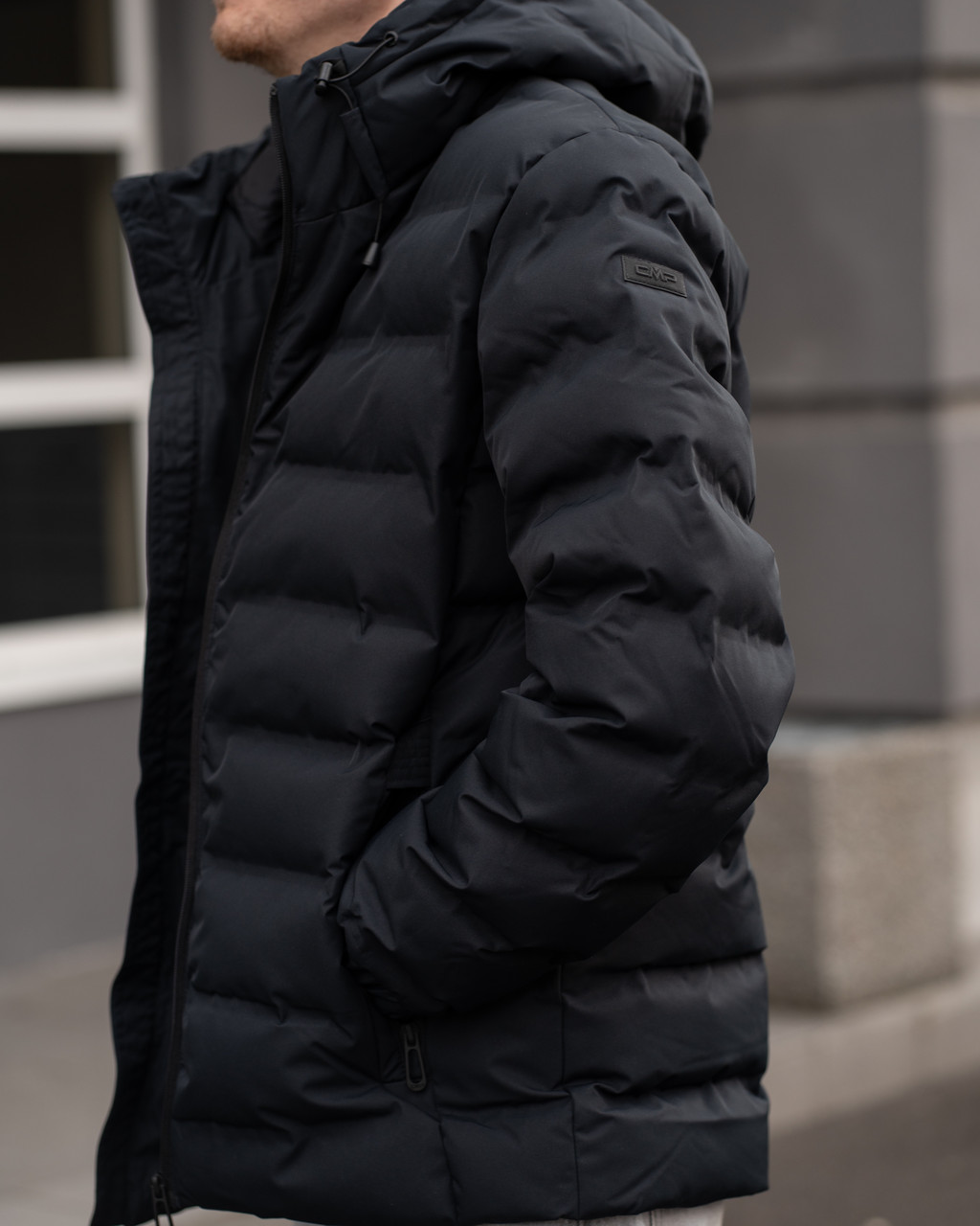 Чоловіча куртка CMP JACKET FIX HOOD FEEL WARM 35K3697-U901 Nero чорна зимова водонепроникна