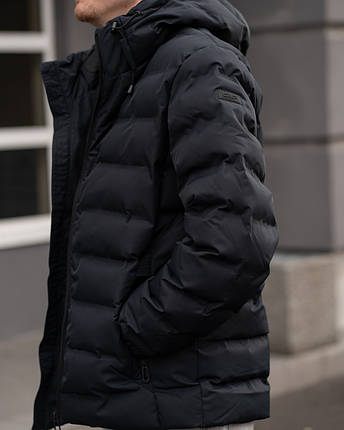 Чоловіча куртка CMP JACKET FIX HOOD FEEL WARM 35K3697-U901 Nero чорна зимова водонепроникна, фото 1