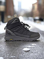 Чоловічі зимові черевики Columbia Firecamp Boot Fur Black, утеплені натуральним хутром, водонепроникні