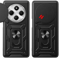 Чохол для мобільного телефону захисний стильний для Xiaomi Redmi 14C Poco C75 чорний військовий