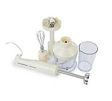 Блендерний набір Grunhelm EBS-819BEP 800 Вт на 2 швидкості з насадками та мірними стаканами, фото 5