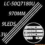LED підсвітка для телевізора LC-50Q7180U LC-50P6003U TPT500B5-U1T01D LB50093 V0 V1 50 дюймів ТБ, фото 5
