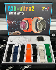 Смарт годинник Smart Watch HiWatchPro Q20 ULTRA з 7 ремінцями