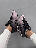 Жіночі кросівки Nike Shox R4 Sakura premium рожеві/чорні, стильні, комфортні