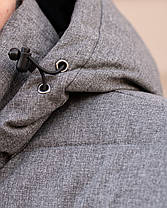 Чоловіча куртка CMP JACKET ZIP HOOD SORONA AURA FL 35K3767-U868 сіра зимова водонепроникна, фото 3