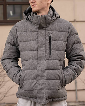 Чоловіча куртка CMP JACKET ZIP HOOD SORONA AURA FL 35K3767-U868 сіра зимова водонепроникна, фото 1