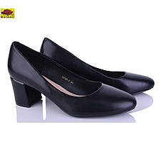 Чорні матові туфлі на підборах великого розміру 40 41 42 43