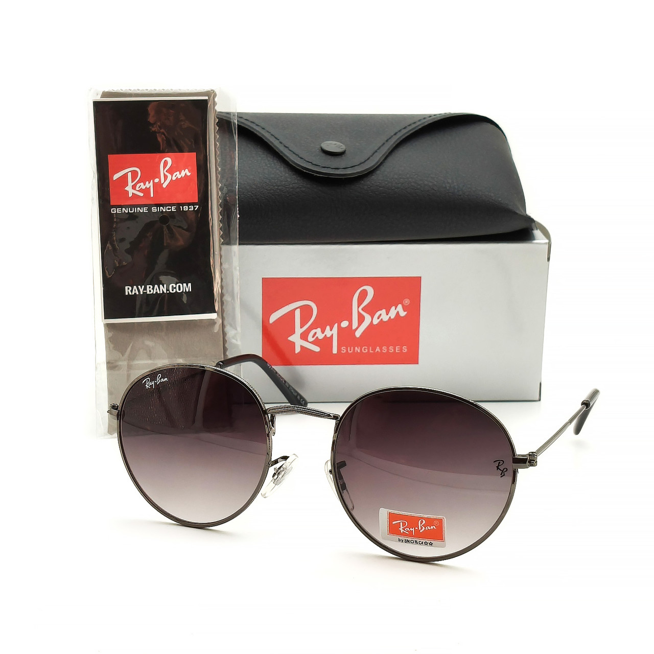 Окуляри Ray Ban Roud фіолетові, фото 1