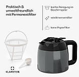 Кавоварка крапельна Klarstein Arabica EasyTouch — автоматичне приготування кави., фото 7
