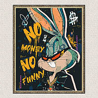 Картина Бакс Банні 40*50см з Золотистою рамкою