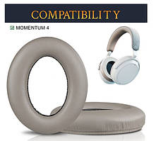 Амбушюри для навушників Sennheiser Momentum 4 Wireless Колір бежево-білий