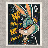 Картина за номерами Бакс Банні 40*50 см, набір з пензликами і фарбами, складність 3/5, бізнес тематика LW1990, фото 8