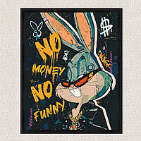 Картина Бакс Банні 40*50см з Чорною рамкою