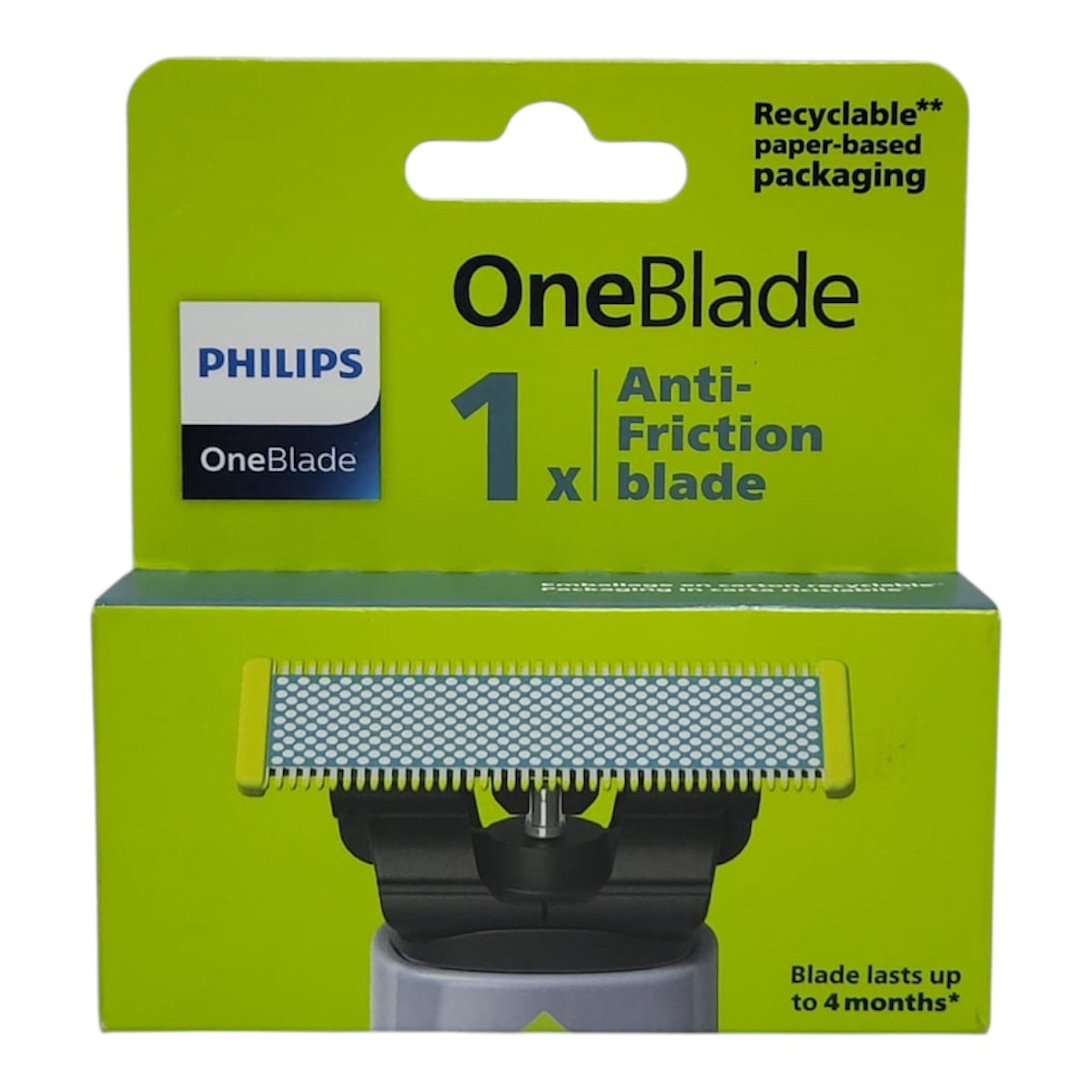 Змінні леза Philips OneBlade QP215/50 для чутливої шкіри 1шт., фото 1