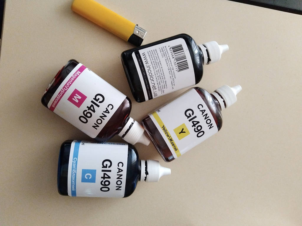 Комплект чорнил Canon PIXMA MP280 (4*90 мл.) INCOLOR - Фарби для принтера і мфу. Україна - фото покупців 1