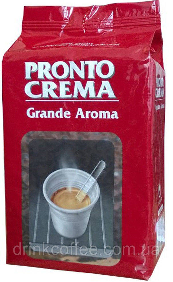 Кава в зернах Lavazza Pronto Crema Grande Aroma, 80% Арабіка/20% Робуста, Італія, 1 кг