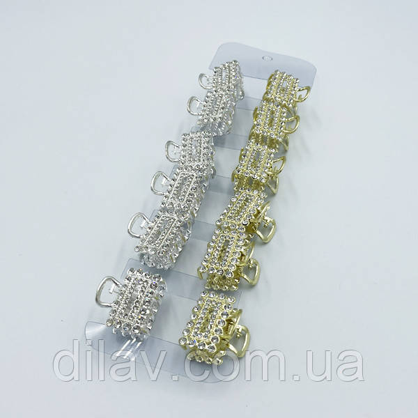 Шпилька краб, метал паковання 6 шт., 2.5 см, фото 1