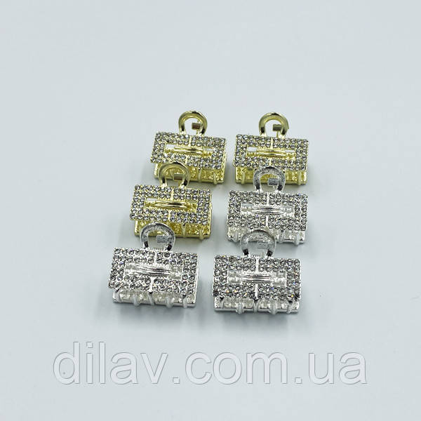 Шпилька краб, метал паковання 6 шт., 2.5 см, фото 1