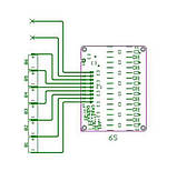 Балансир активний конденсаторний 6S, 7S, 8S Li-ion, Lifepo4 5A конденсаторний еквалайзер акумуляторів, фото 4