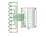 Балансир активний конденсаторний 6S, 7S, 8S Li-ion, Lifepo4 5A конденсаторний еквалайзер акумуляторів, фото 6