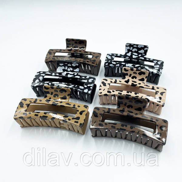 Заколка краб,  упаковка 6штук. 8.5см, фото 1