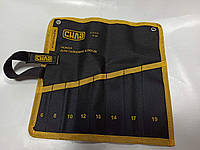 Чохол для гайкових ключів 8 штук органайзер для автолюбителів механіків домашніх майстрів BROWN