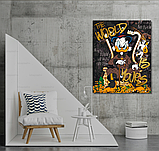 Картина за номерами Скрудж Макдак 40*50 см з фарбами металік, складність 3/5, бізнес тематика LW3479, фото 5