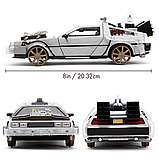 Машинка металева Jada Назад у майбутнє 3 Машина часу, фото 7