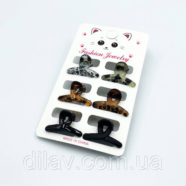 Шпилька краб-паковання 6 шт., 3 см, фото 1