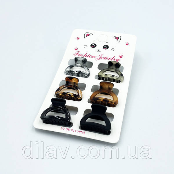 Шпилька краб-паковання 6 шт.,2.5см, фото 1