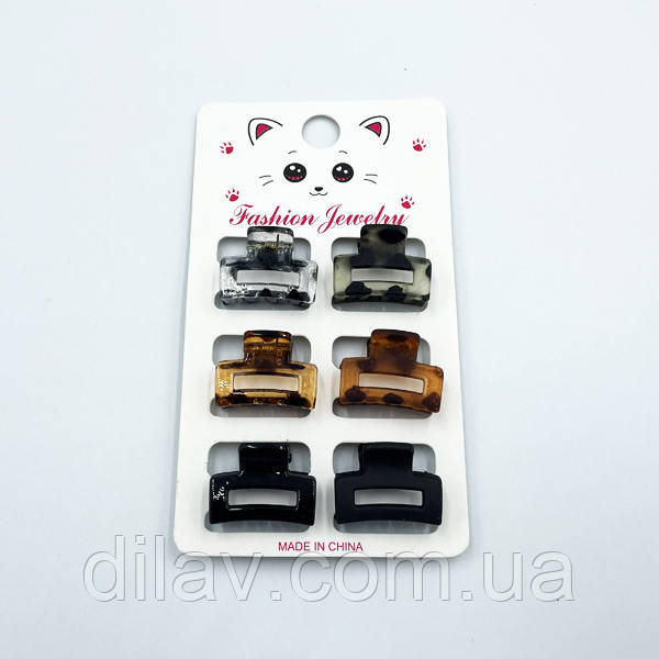 Шпилька краб-паковання 6 шт.,2.5см, фото 1