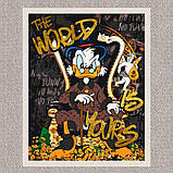 Картина за номерами Скрудж Макдак 40*50 см з фарбами металік, складність 3/5, бізнес тематика LW3479, фото 8