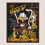 Картина за номерами Скрудж Макдак 40*50 см з фарбами металік, складність 3/5, бізнес тематика LW3479, фото 10