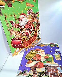 Новорічний пакет 42*31*12 см ГІГАНТ ВЕРТИКАЛЬНИЙ No42 щільний