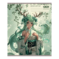 Тетрадь ANIME 48 листов для школьников 10 штук для учебы и заметок в клетку BROWN